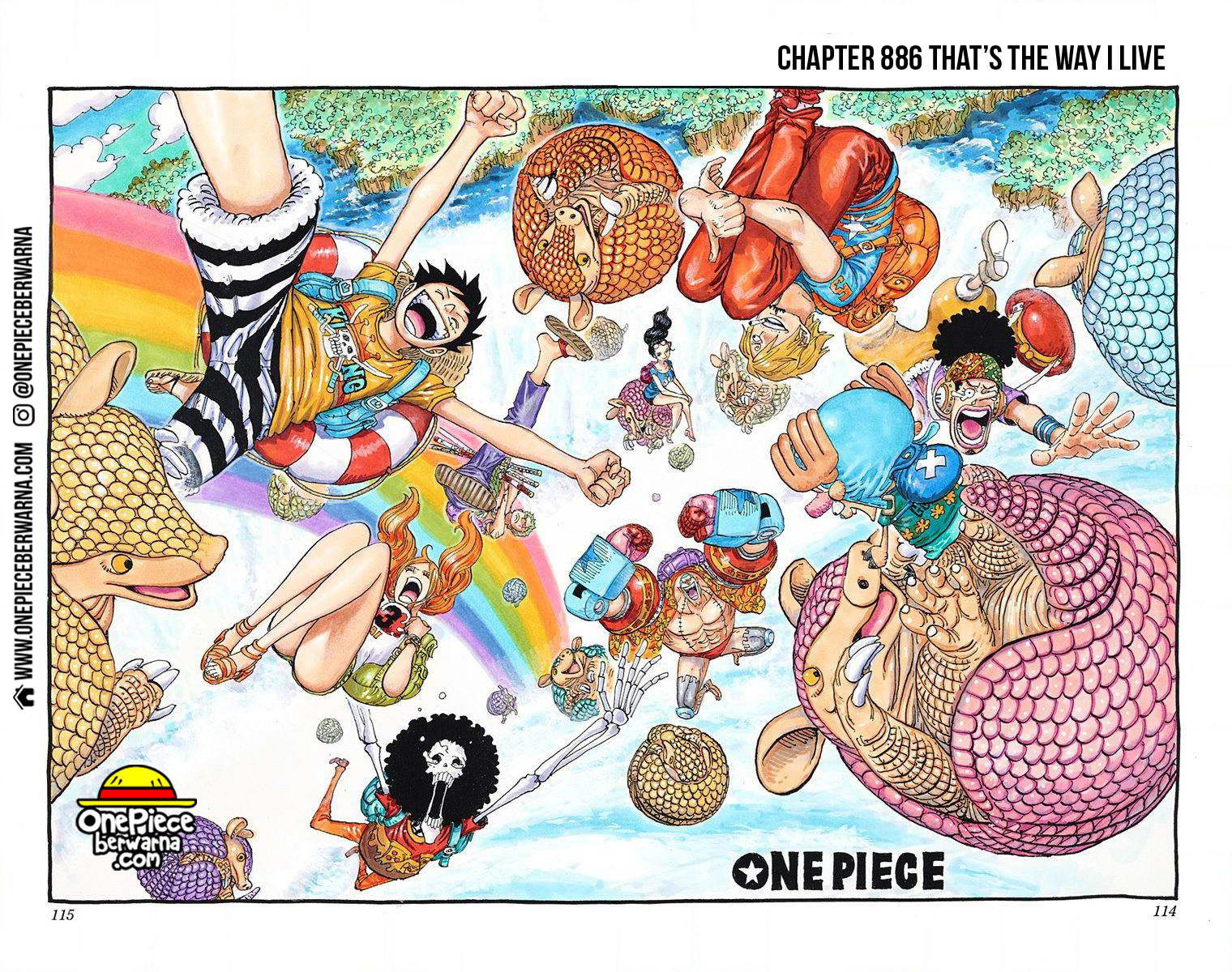 One Piece Berwarna Chapter 886